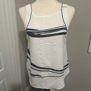 Banana Republic Black and White Tank/Shirt, Size XS